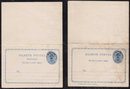 Brazil Brasil 1886 BP7 Answer/question Stationery Card MARANHAO Postmark - Lettres & Documents