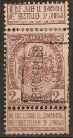 RIJKSWAPEN Nr. 55   Voorafgestempeld Nr. 315 Positie A  BRUXELLES 00   ; Staat Zie Scan ! Inzet Aan 10 € ! - Rollini 1894-99