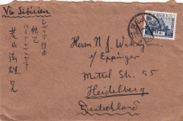 Giappone To Germania, Cover Con Contenuto 1930 - Lettres & Documents