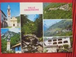 Isorno / Onsernone (TI) - Mehrbildkarte "Valle Onsernone" - Onsernone