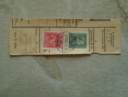 D138733 Hungary  Parcel Post Receipt 1939   KADARKÚT - Paketmarken