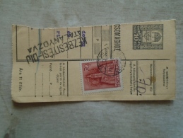 D138740 Hungary  Parcel Post Receipt 1941 - Paketmarken