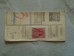 D138741 Hungary  Parcel Post Receipt 1941 - Pacchi Postali