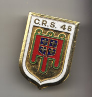 Insigne CRS 48 - Police - Fabricant Destrée 1994 - Police & Gendarmerie