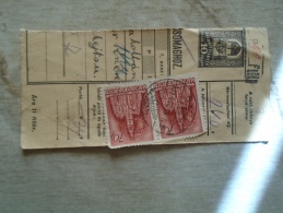 D138748 Hungary  Parcel Post Receipt 1939 GYULA - Paketmarken