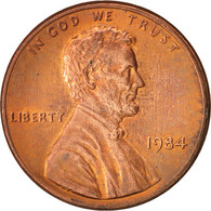 Monnaie, États-Unis, Lincoln Cent, Cent, 1984, U.S. Mint, Philadelphie, SUP - 1959-…: Lincoln, Memorial Reverse