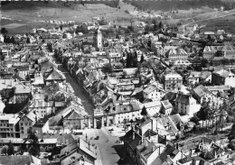 25-PONTARLIER- VUE AERIENNE , RUE ET PORTE DE LA REPUBLIQUE - Pontarlier