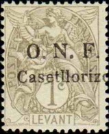 N°14 A 1c Blanc Casetllorizo   Qualité:* Cote:140€ - Autres & Non Classés