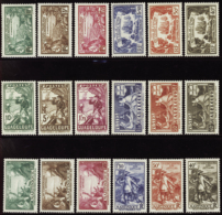 N°1935 Tricentenaire Des Antilles 18 Valeurs   Qualité:* Cote:200€ - Altri & Non Classificati