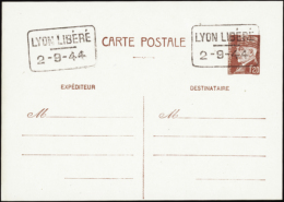 N°0 Lyon Entier Postal 1f20 Pétain   Qualité: Cote:250€ - Other & Unclassified