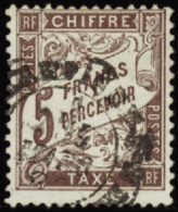 N°27 5f Marron TB   Qualité:OBL Cote:475€ - Altri & Non Classificati