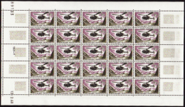 N°41 10,00 Alouette Feuille De 25 Timbres CD 12-2-68   Qualité:** Cote:400€ - Otros & Sin Clasificación