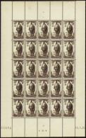 N°420 Victimes Civiles De La Guerre Feuille De 25 Timbres   Qualité:** Cote:525€ - Altri & Non Classificati