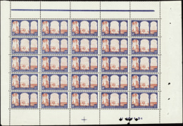 N°263 Centenaire De L'Algérie Feuille De 25 Timbres   Qualité:** Cote:175€ - Otros & Sin Clasificación