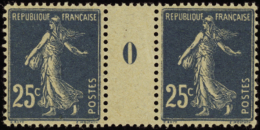 N°140 25c Semeuse Bleu Millésime 0 GC   Qualité:** Cote:.....€ - Altri & Non Classificati