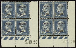 N°265 1F50 Pasteur Surchargé BIT 5.10.29 Les 2 Galvanos   Qualité:** Cote:476€ - Otros & Sin Clasificación