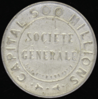 N°140 25c Semeuse Bleu Sur Blanc Société Générale   Qualité: Cote:.....€ - Other & Unclassified