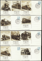 N°810 (J2s) 8f M. Gandon Exp Les Cheminots 1949  10 Cartes   Qualité:OBL Cote:120€ - Other & Unclassified