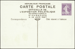 N°236 Q6  40c Semeuse Violet Expo De Strasbourg 1927   Qualité: Cote:70€ - Other & Unclassified