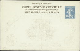 N°192 (N2) 30c Semeuse Bleu Carte Expo De Strasbourg   Qualité: Cote:75€ - Altri & Non Classificati