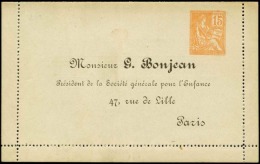 N°117 B3  15c Mouchon G. Bonjean   Qualité: Cote:500€ - Autres & Non Classés