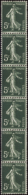 N°1 5c Semeuse Vert Bande De 6 Timbres   Qualité:** Cote:245€ - Otros & Sin Clasificación