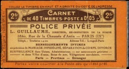 N°158 C2 5c Semeuse Carnet 20t (pli Accordéon Sur Couverture)   Qualité:** Cote:1000€ - Altri & Non Classificati