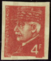 N°525 C 4f Pétain Rouge Imprimé Des 2 Cotés   Qualité:** Cote:150€ - Altri & Non Classificati