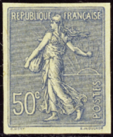 N°161 A 50c Bleu Non Dentelé   Qualité:(*) Cote:155€ - Altri & Non Classificati