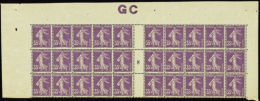 N°142 Bloc De 30 Timbres Manchette GC Mill 8   Qualité:** Cote:920€ - Altri & Non Classificati