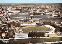 25-MONTBELIARD- LE STADE ET LES USINES PEUGEOT , VUE GENERALE - Montbéliard