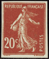 N°139 20c Essai En Rouge   Qualité:(*) Cote:135€ - Other & Unclassified