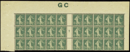 N°137 Bloc De 30 Timbres Manchette GC Mill 7   Qualité:** Cote:180€ - Altri & Non Classificati