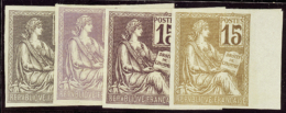 N°117 15c Mouchon 4 Essais Bdf   Qualité:(*) Cote:.....€ - Altri & Non Classificati