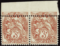 N°109 G 3c Rouge Paire Variété De Piquage   Qualité:** Cote:.....€ - Altri & Non Classificati