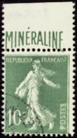 N°188 A 10c Minéraline TB   Qualité:OBL Cote:600€ - Autres & Non Classés