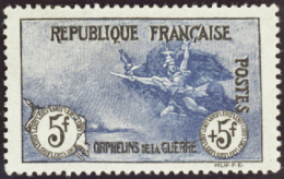 N°155 5f+5f Orphelins   Qualité:* Cote:2100€ - Altri & Non Classificati