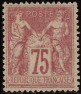 N°81 75c Rose   Qualité:* Cote:2750€ - Autres & Non Classés