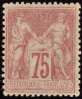 N°81 75c Rose   Qualité:* Cote:2750€ - Altri & Non Classificati