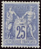 N°79 25c Bleu   Qualité:* Cote:750€ - Autres & Non Classés