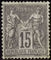 N°77 15c Gris   Qualité:* Cote:1200€ - Autres & Non Classés