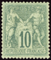 N°65 10c Vert   Qualité:* Cote:1200€ - Altri & Non Classificati