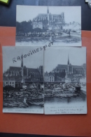 C P Amiens Le Marche Sur L'eau Lot 3 Cartes N162-25-25 - Märkte