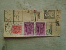 D138755  Hungary  Parcel Post Receipt 1939   PUTNOK - Pacchi Postali