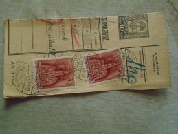 D138756  Hungary  Parcel Post Receipt 1939   VASVÁR - Paketmarken
