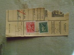 D138759  Hungary  Parcel Post Receipt 1939 - Pacchi Postali