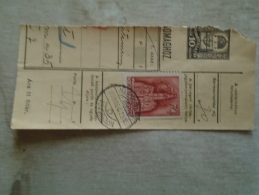 D138762 Hungary  Parcel Post Receipt 1939  NAGYKÖRÖS - Paquetes Postales