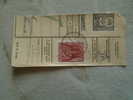 D138763 Hungary  Parcel Post Receipt 1939  KALOCSA - Paketmarken
