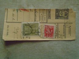 D138765 Hungary  Parcel Post Receipt 1939 - Paketmarken