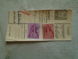 D138766 Hungary  Parcel Post Receipt 1939 - Paketmarken